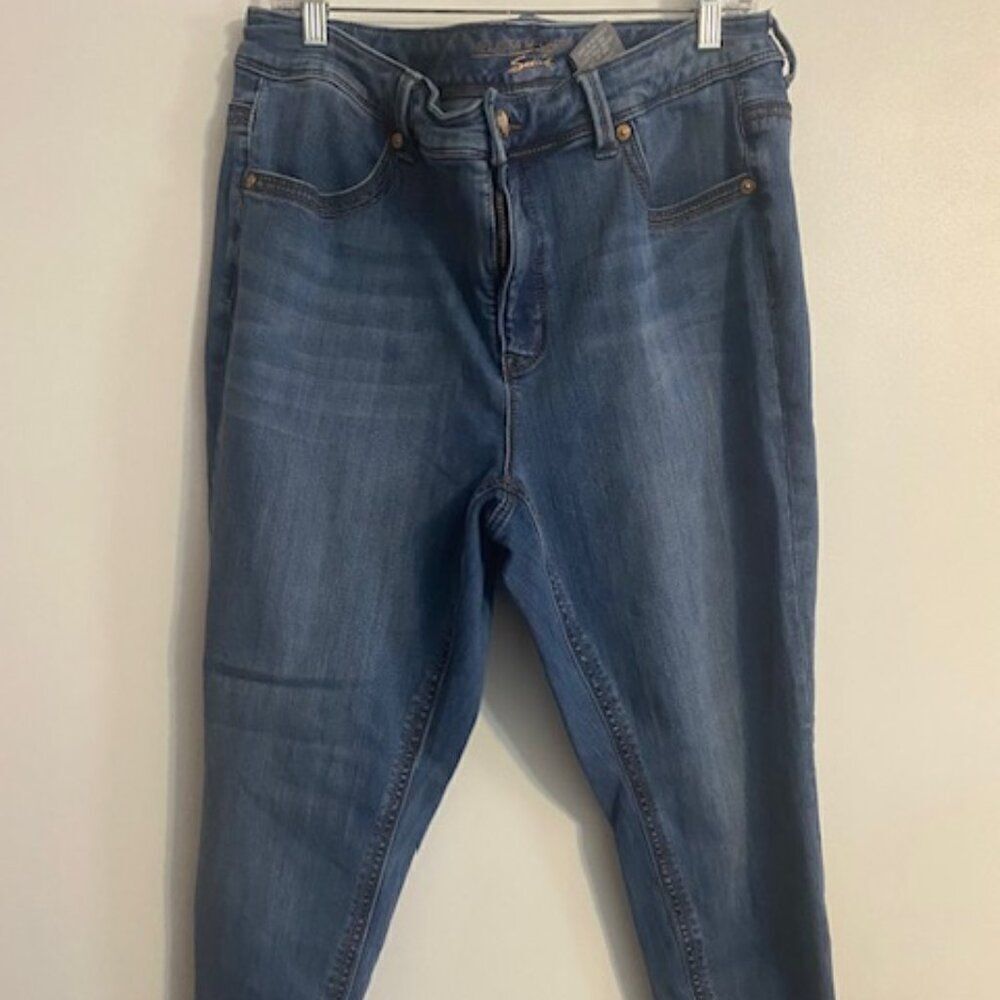 Melissa McCarthy Seven7 Pencil 4-way stretch jeans, size 18W